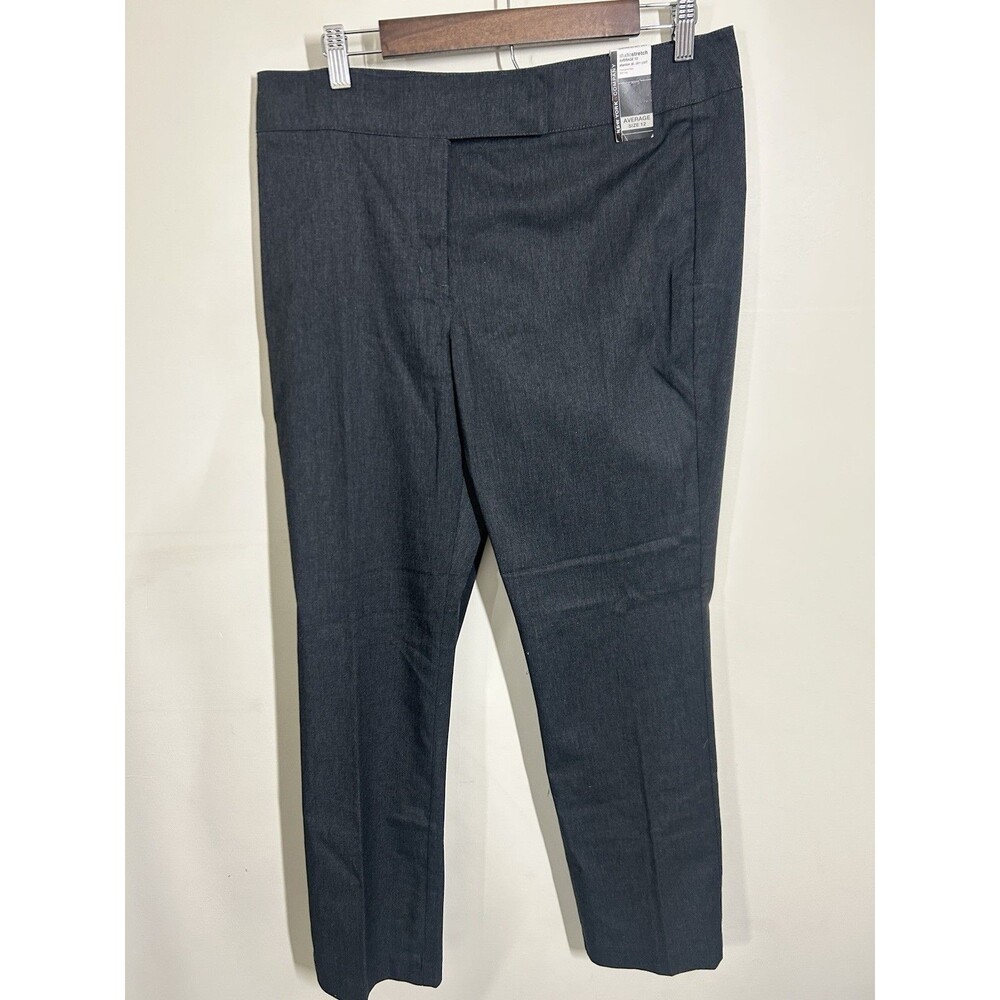 New York & Co Women's Dress Pants Size 12 Average Gray Stretch New 340